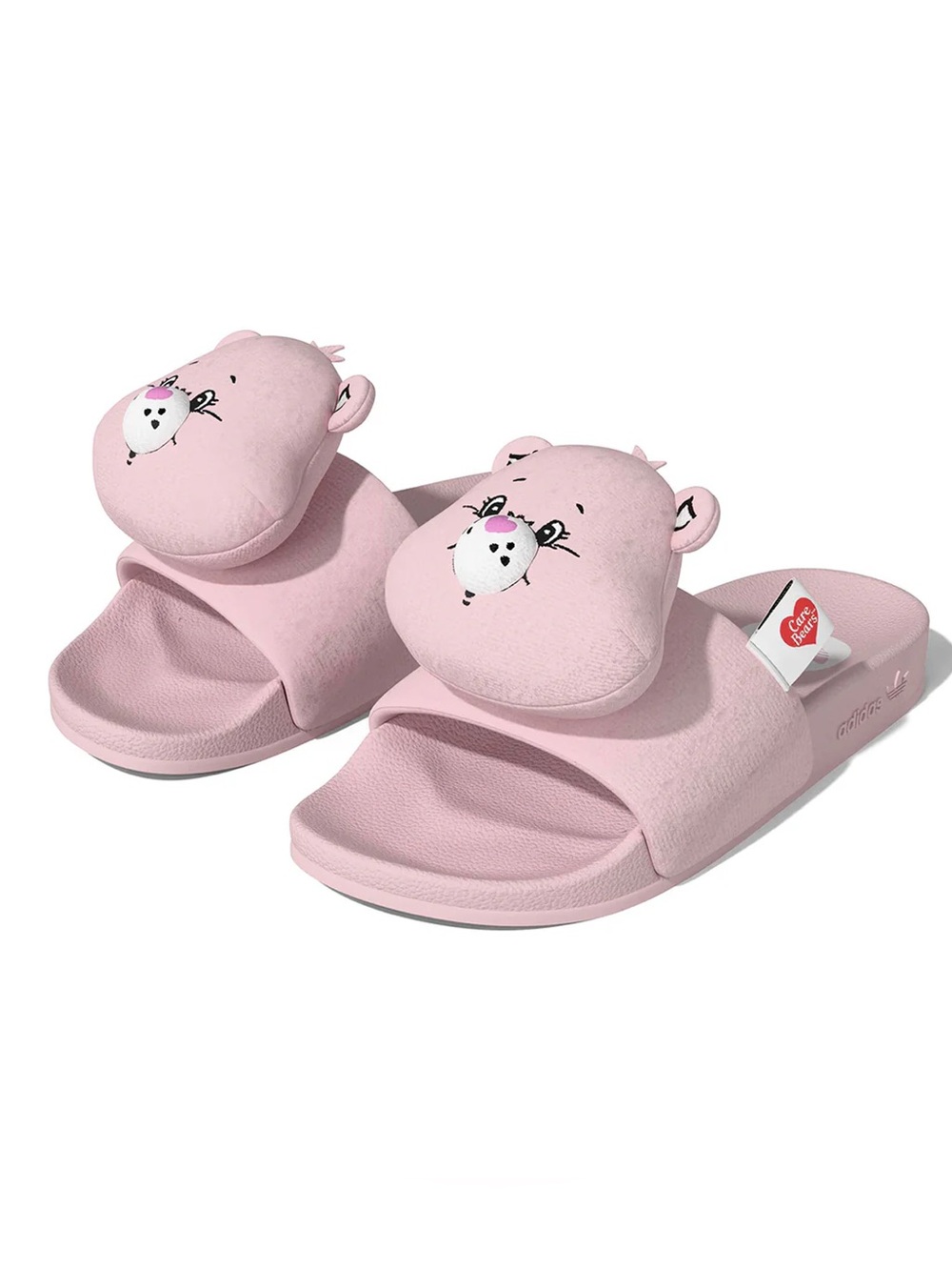 🧸 Adidas x Care Bears Adilette Sandals Pink 🌸